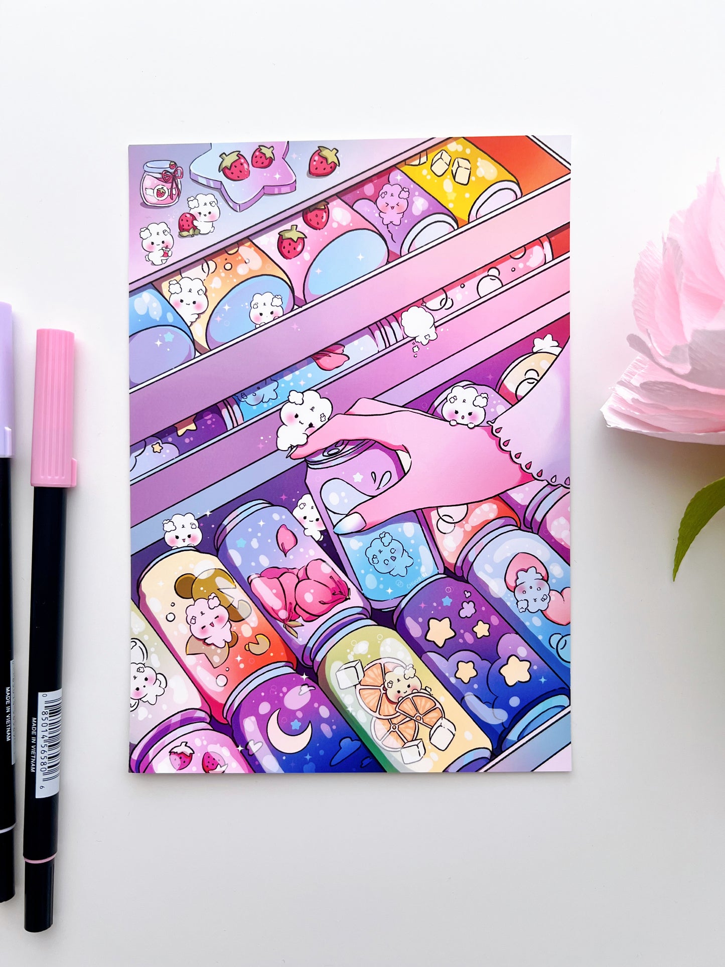 Soda Cans Art Print