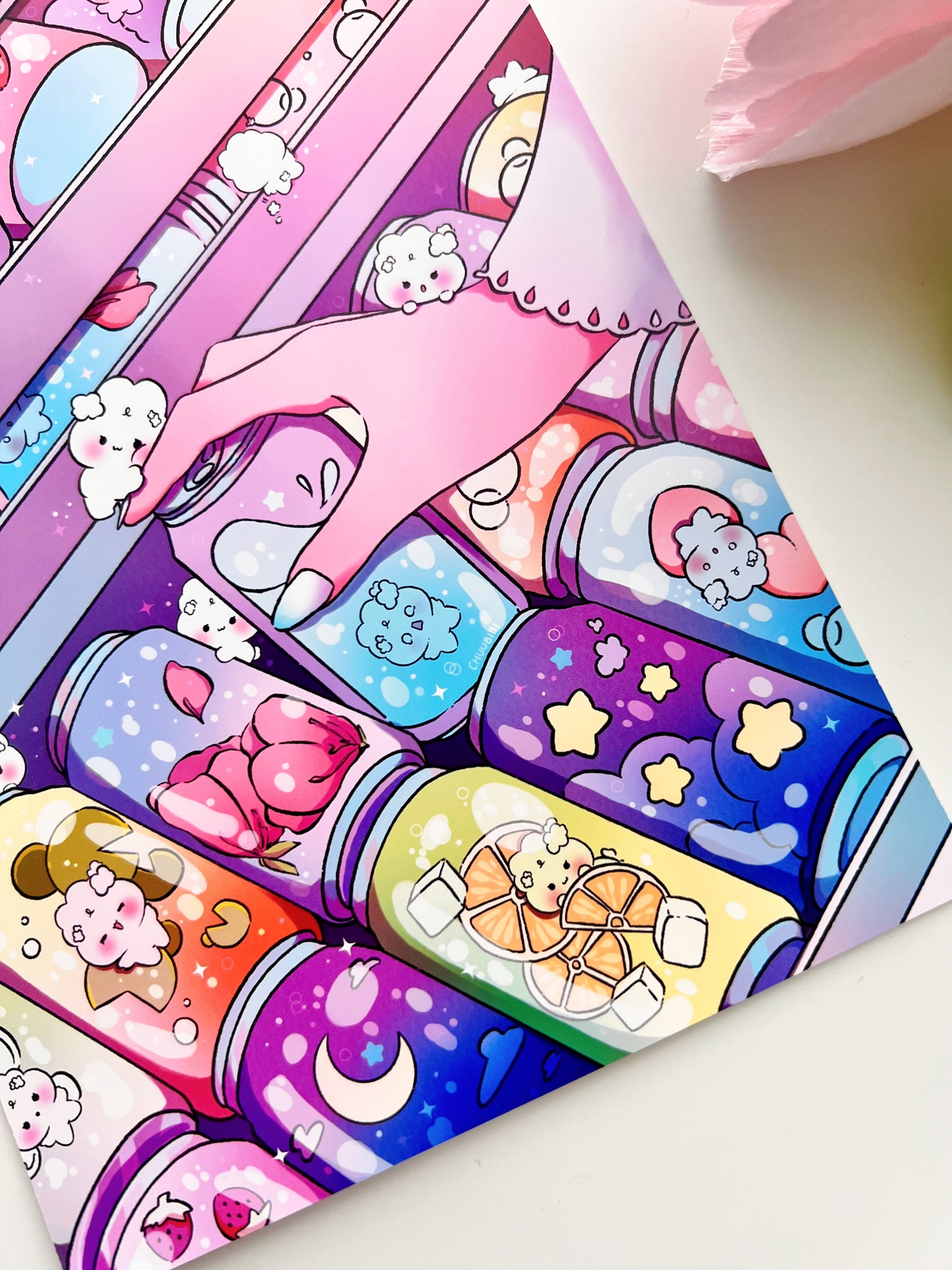 Soda Cans Art Print