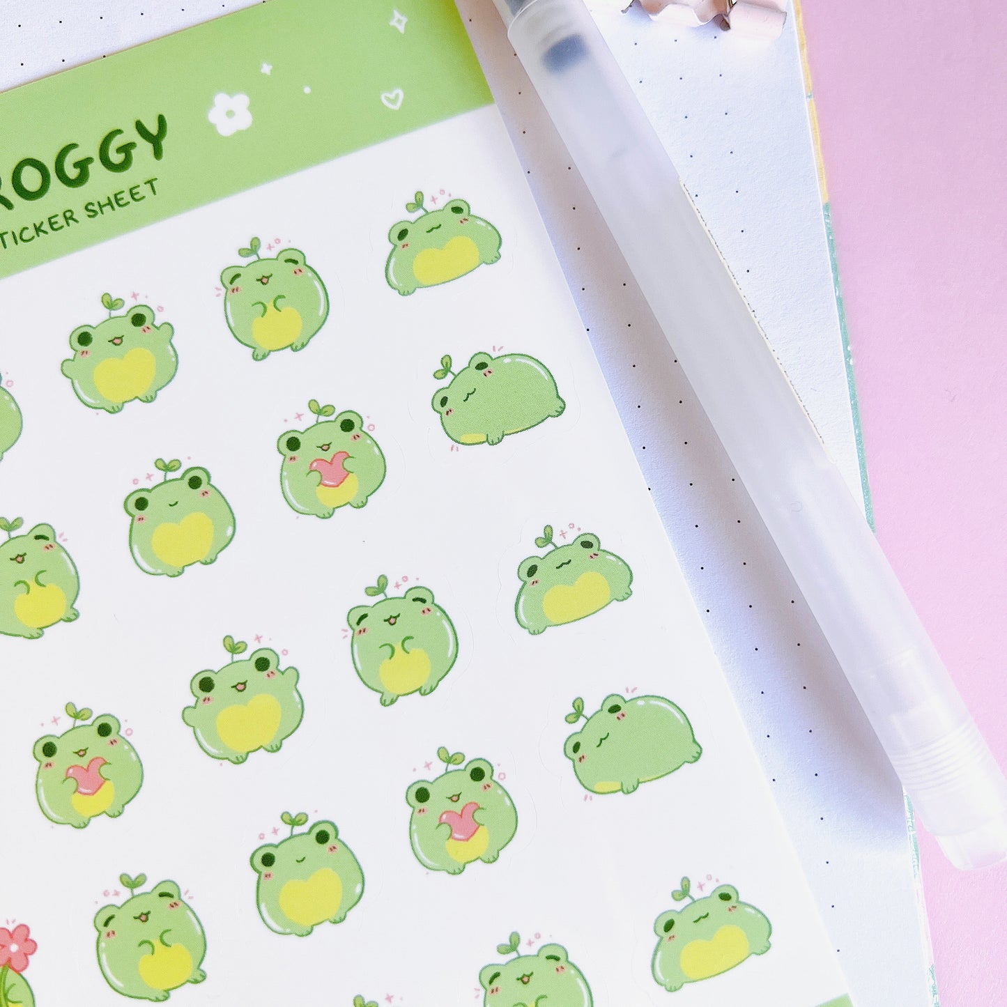 Big Froggy Sticker Sheet