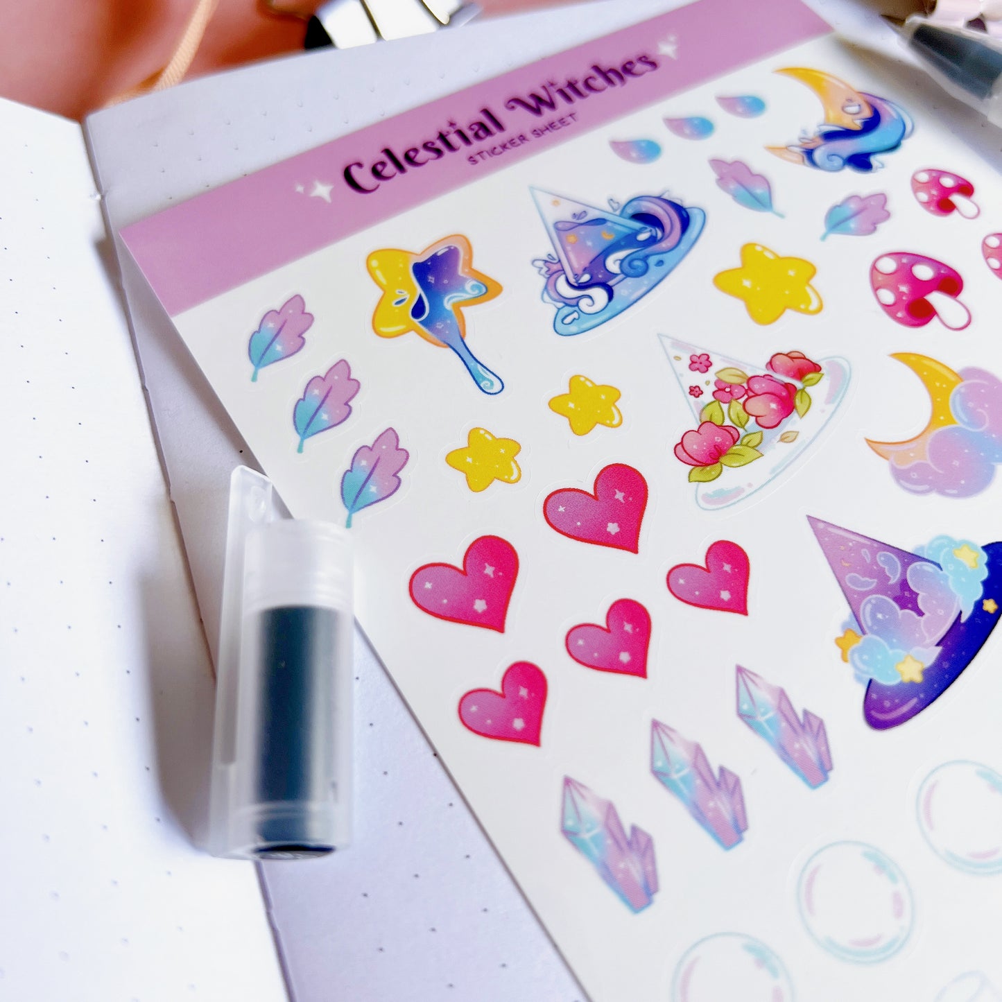 Celestial Witches Sticker Sheet