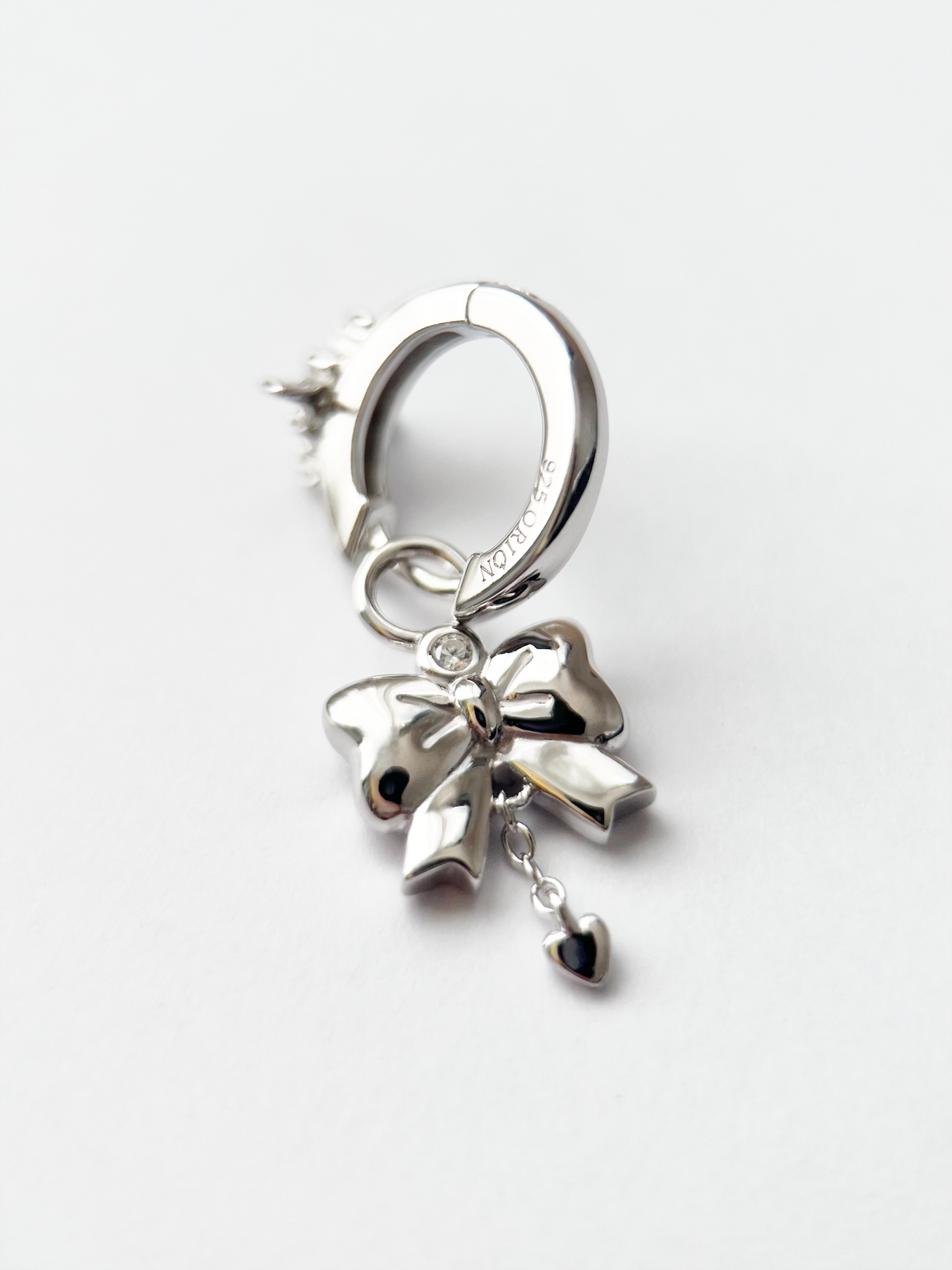 Glimmer Bow Drop Earrings