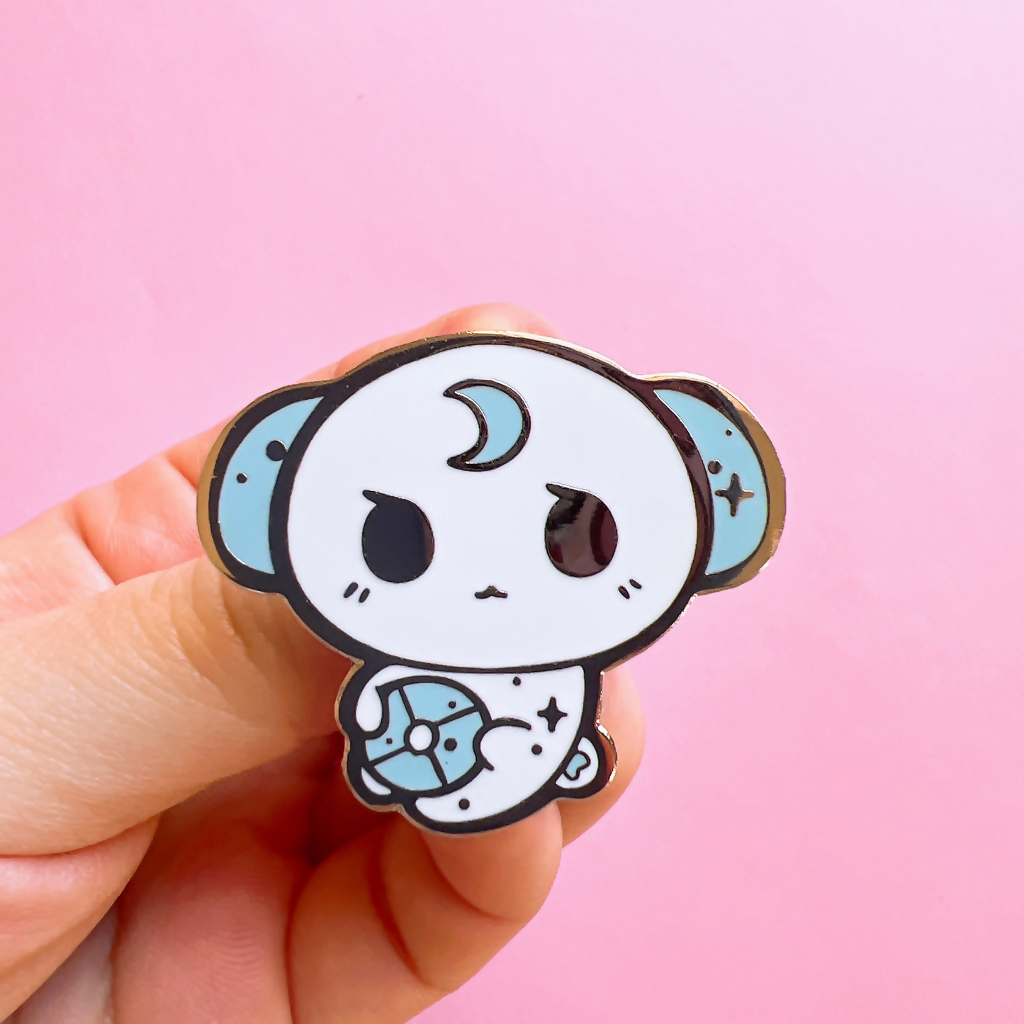 Star & Moon Enamel Pin Set