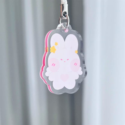 Angel Devil Bunny Charm