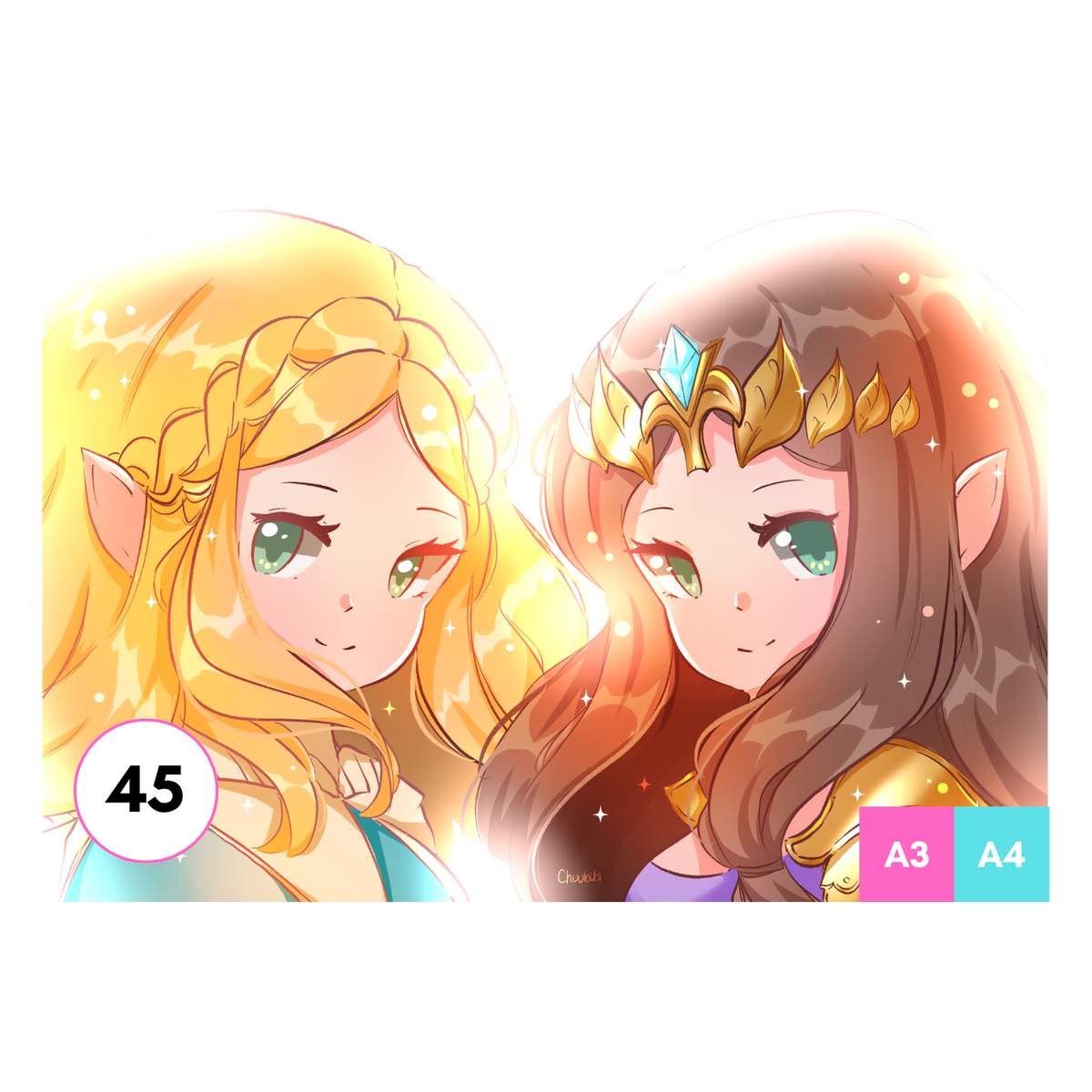 Princess Zelda Art Print