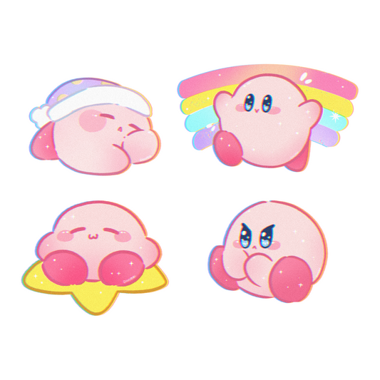 Pink Blob Acrylic Charm