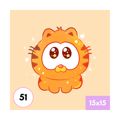 Baby Garfield Art Print