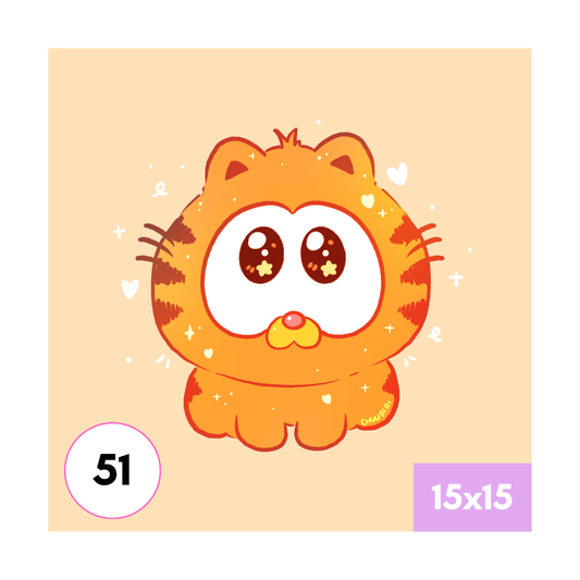 Baby Garfield Art Print