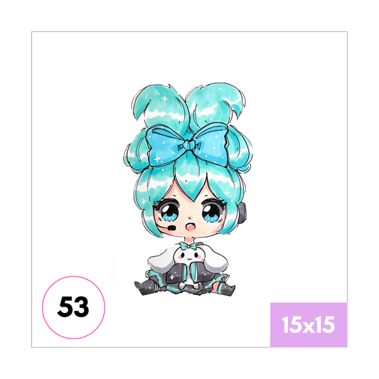 Baby Miku Art Print