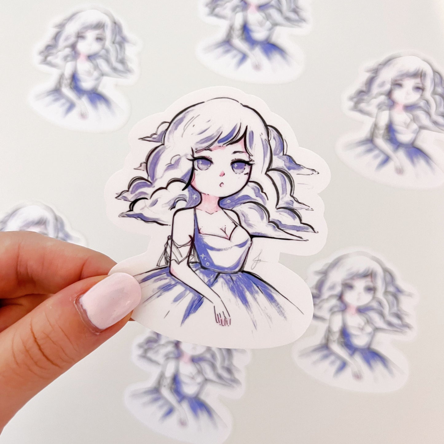 Head full of Clouds Vinyl Sticker
