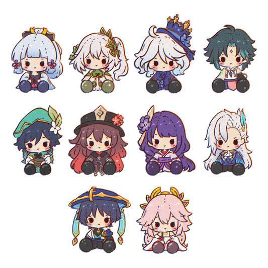 Genshin Plushies Acrylic Charm