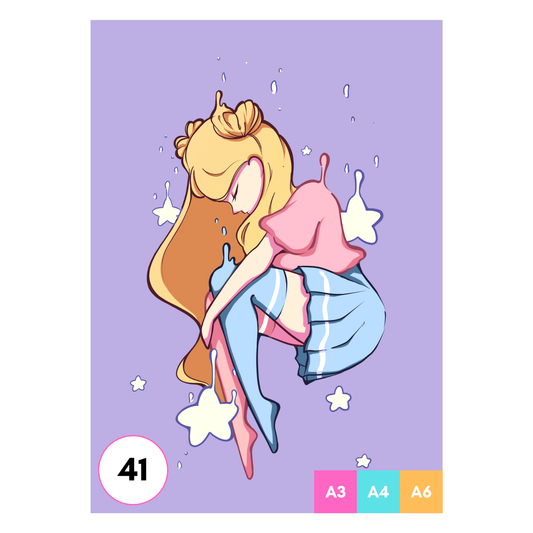 Melting Stars Art Print