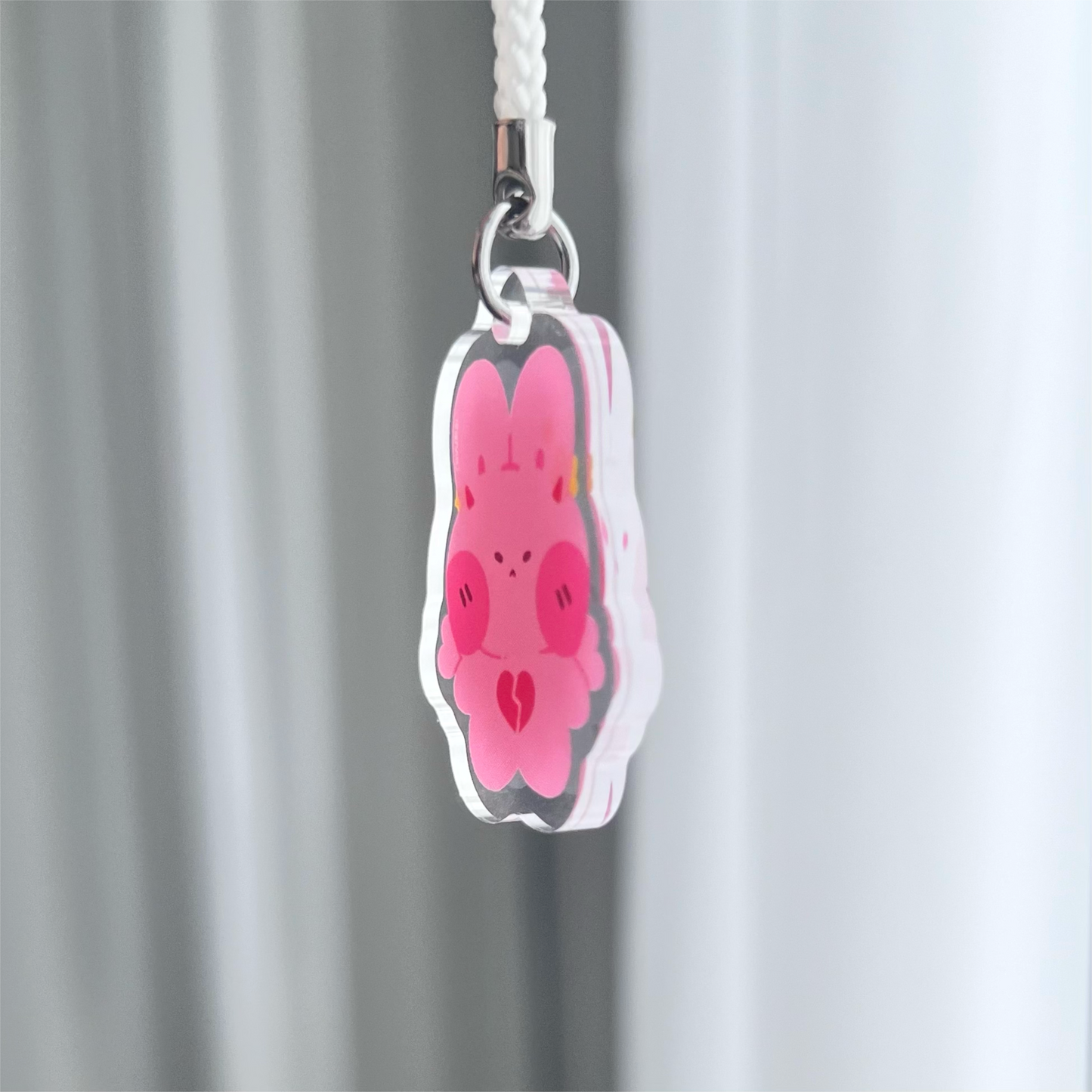 Angel Devil Bunny Charm