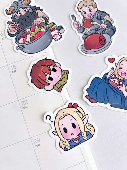 Dungeon Meal Vinyl Stickers