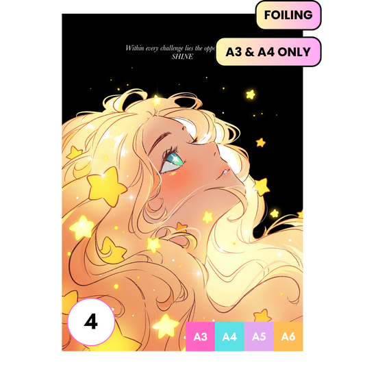 SHINE Art Print