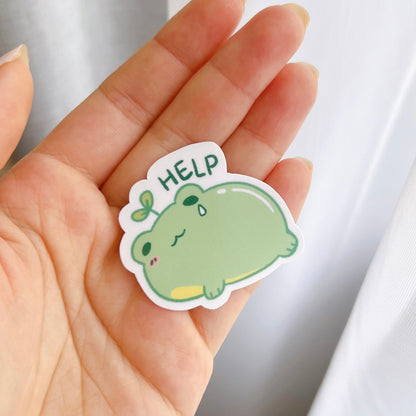 Helpless Froggy Sticker