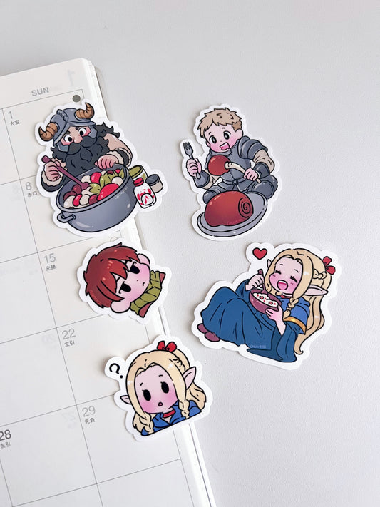 Dungeon Meal Vinyl Stickers