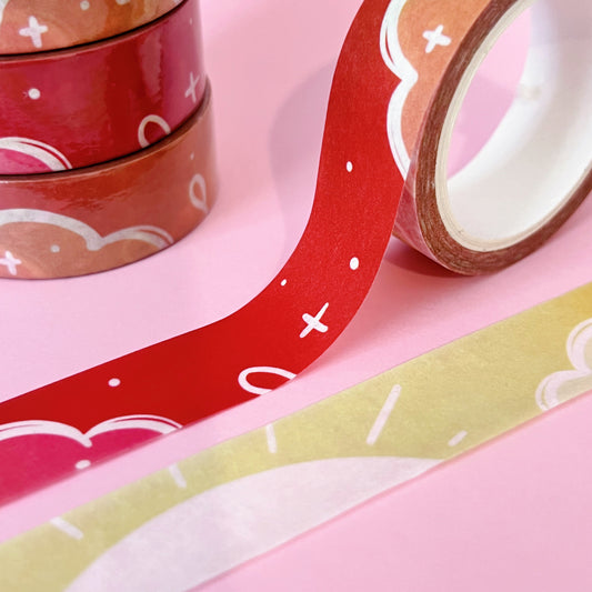Red Sky Washi Tape