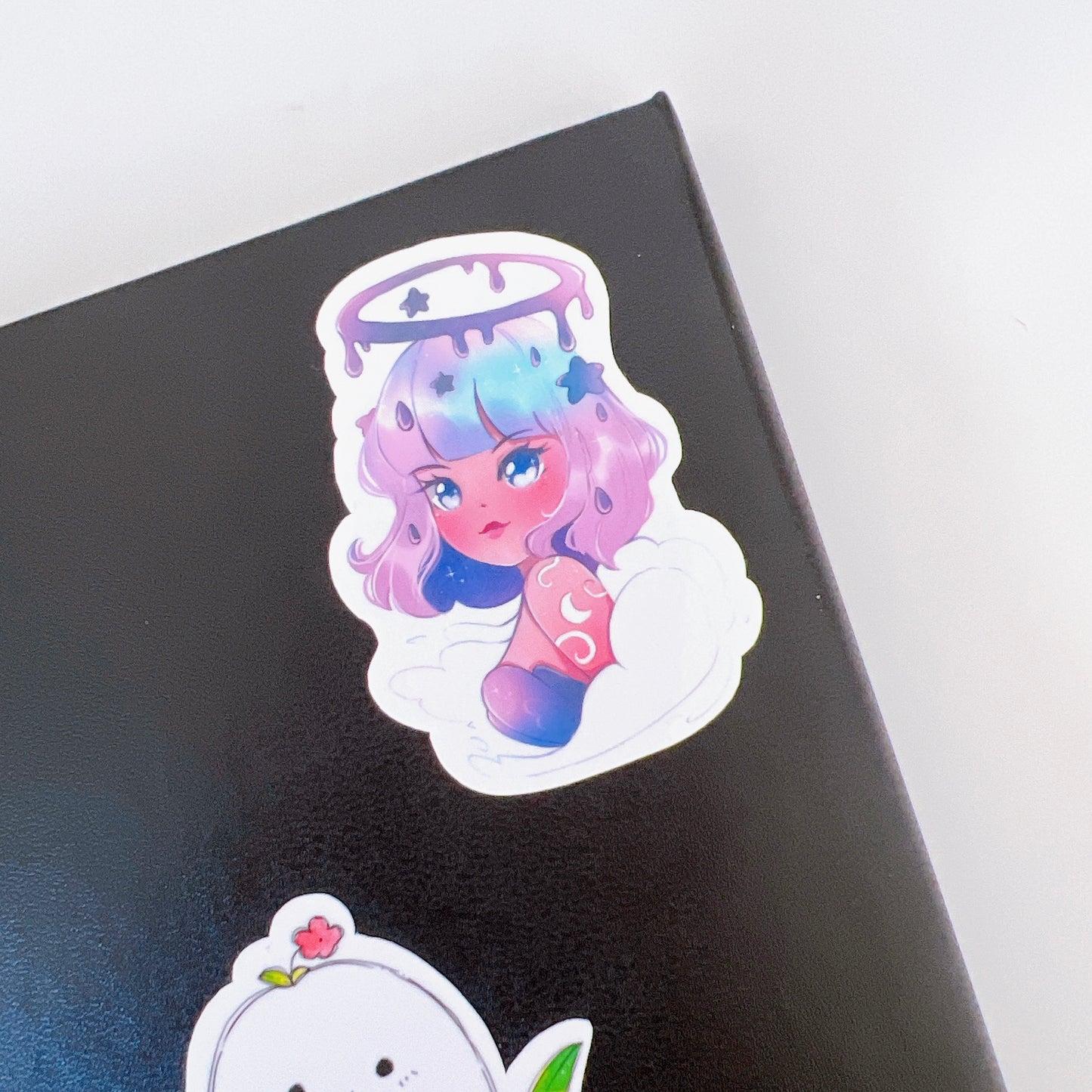 Melting Crown Vinyl Sticker