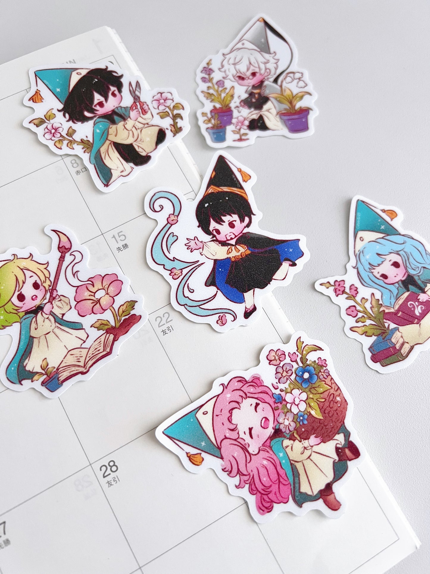 Witch Hat Vinyl Stickers