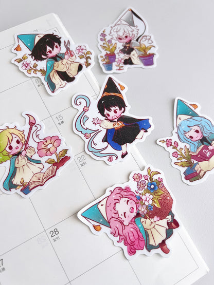 Witch Hat Vinyl Stickers