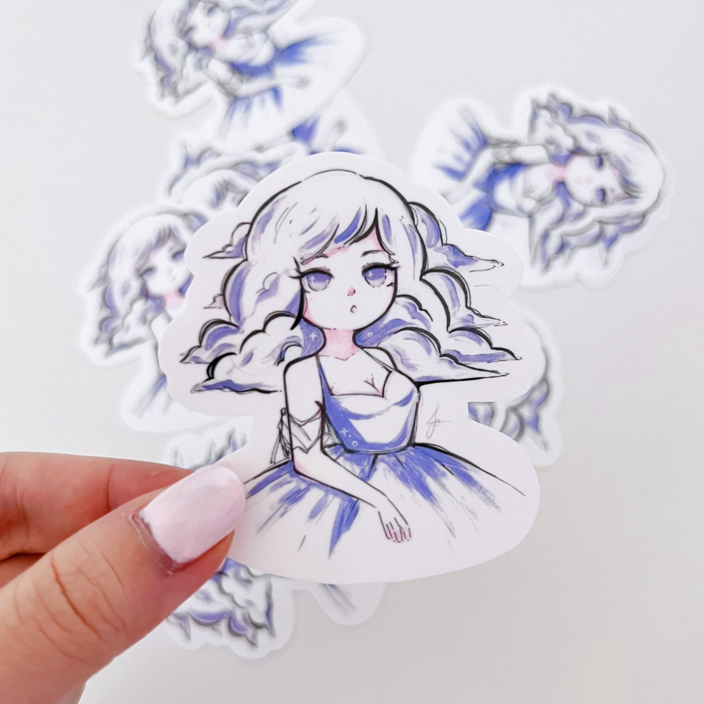 Head full of Clouds Vinyl Sticker