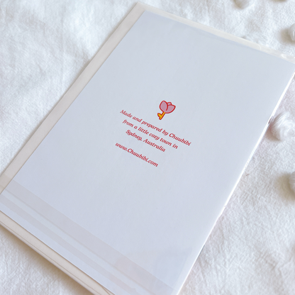 Tulip bunnies Greeting Card