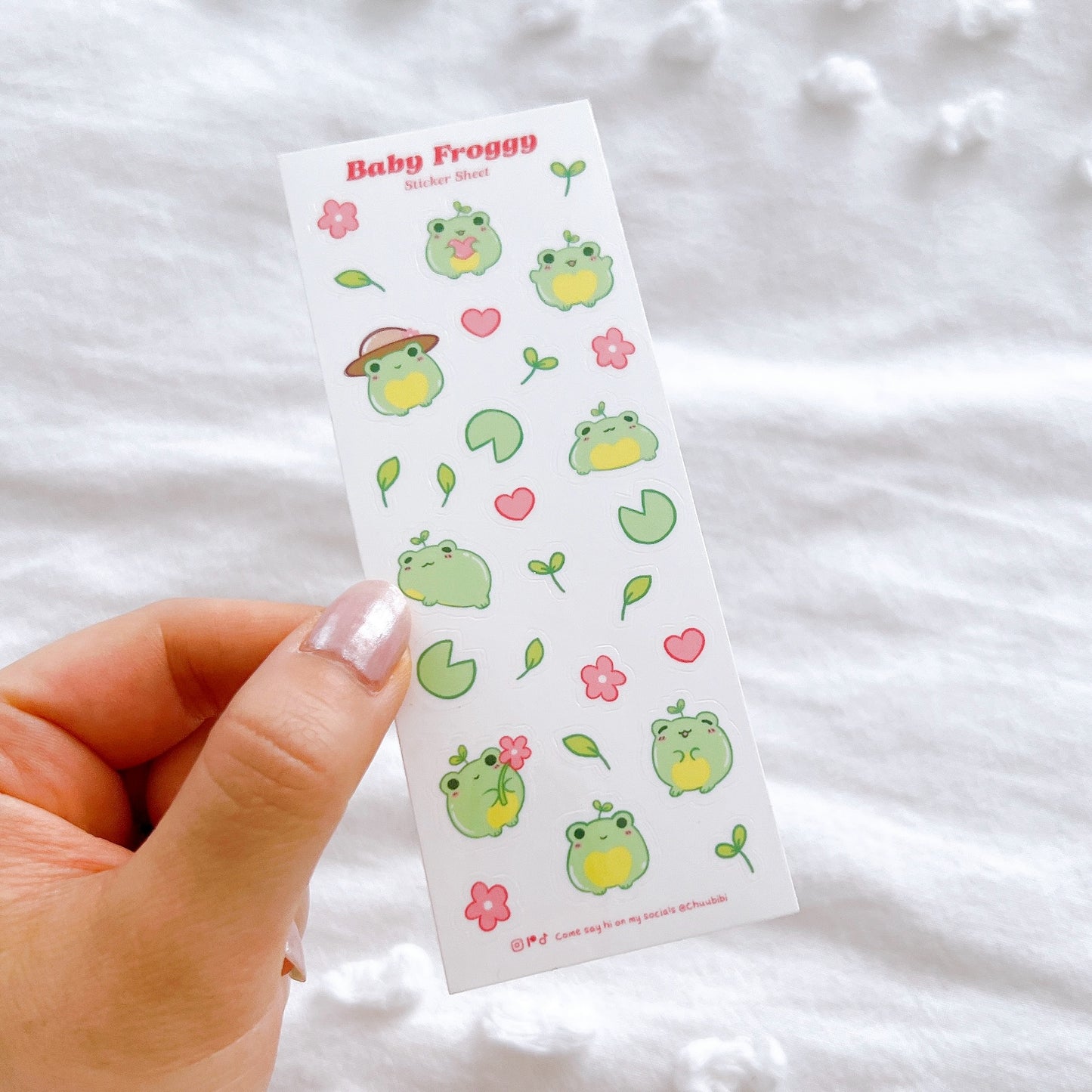 Baby Froggy Sticker Sheet