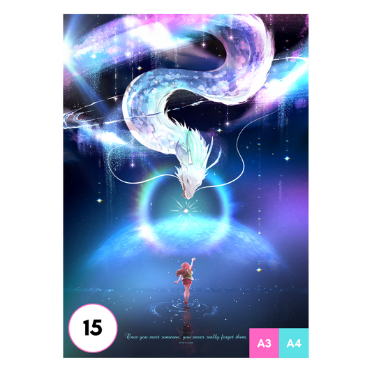 Chihiro and Haku Art Print
