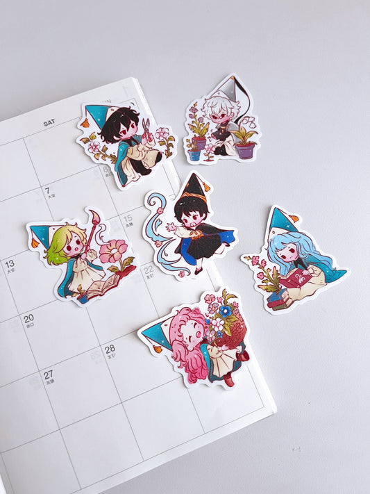Witch Hat Vinyl Stickers