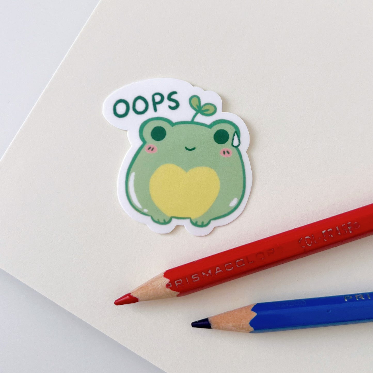 Oops Froggy Sticker