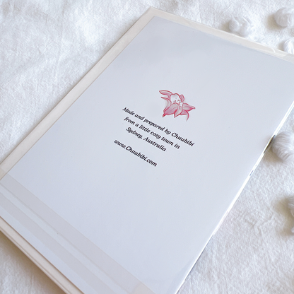 Pink Lily Bunnies Greeting Card