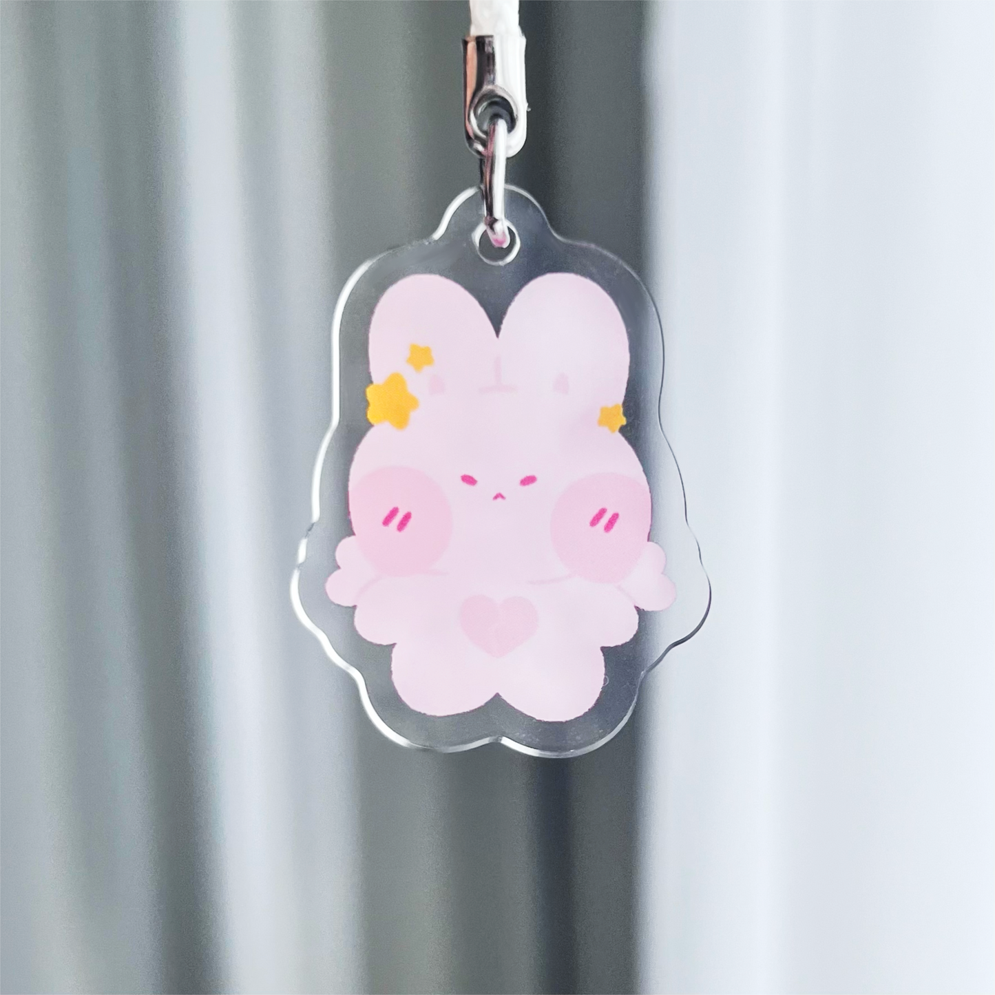 Angel Devil Bunny Charm