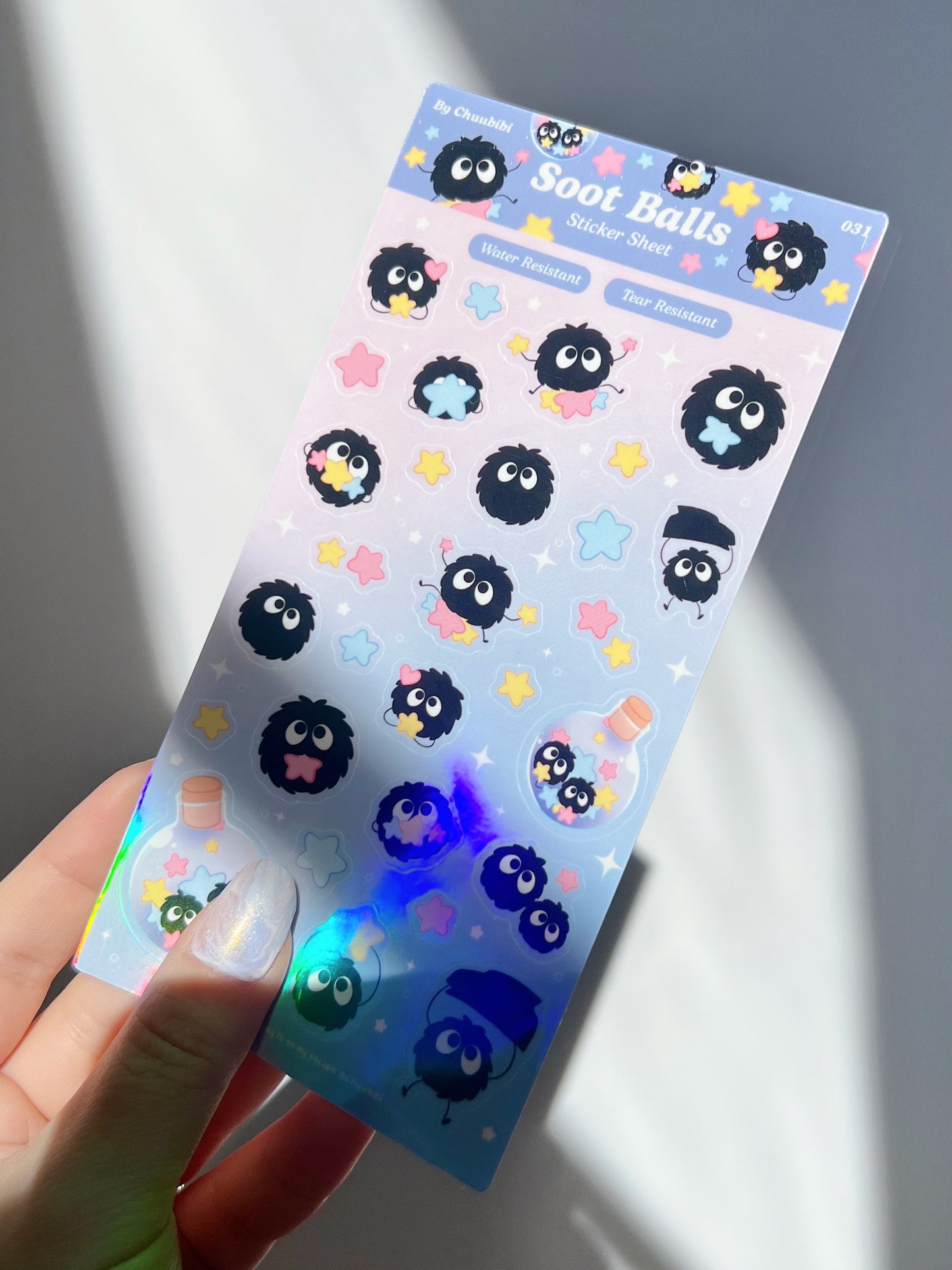 Soot Ball Sticker Sheet