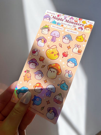 Maple Monsters Sticker Sheet