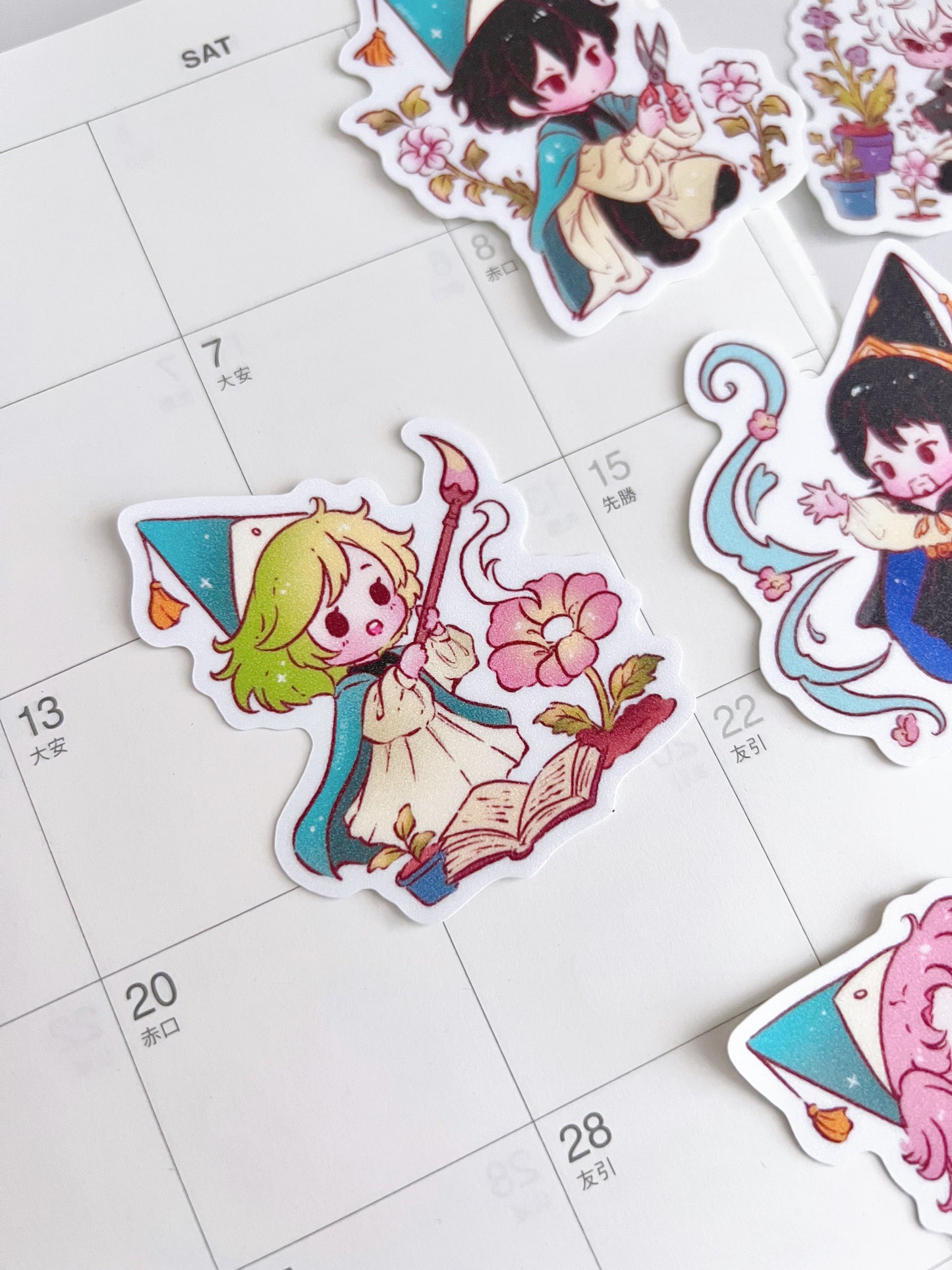 Witch Hat Vinyl Stickers