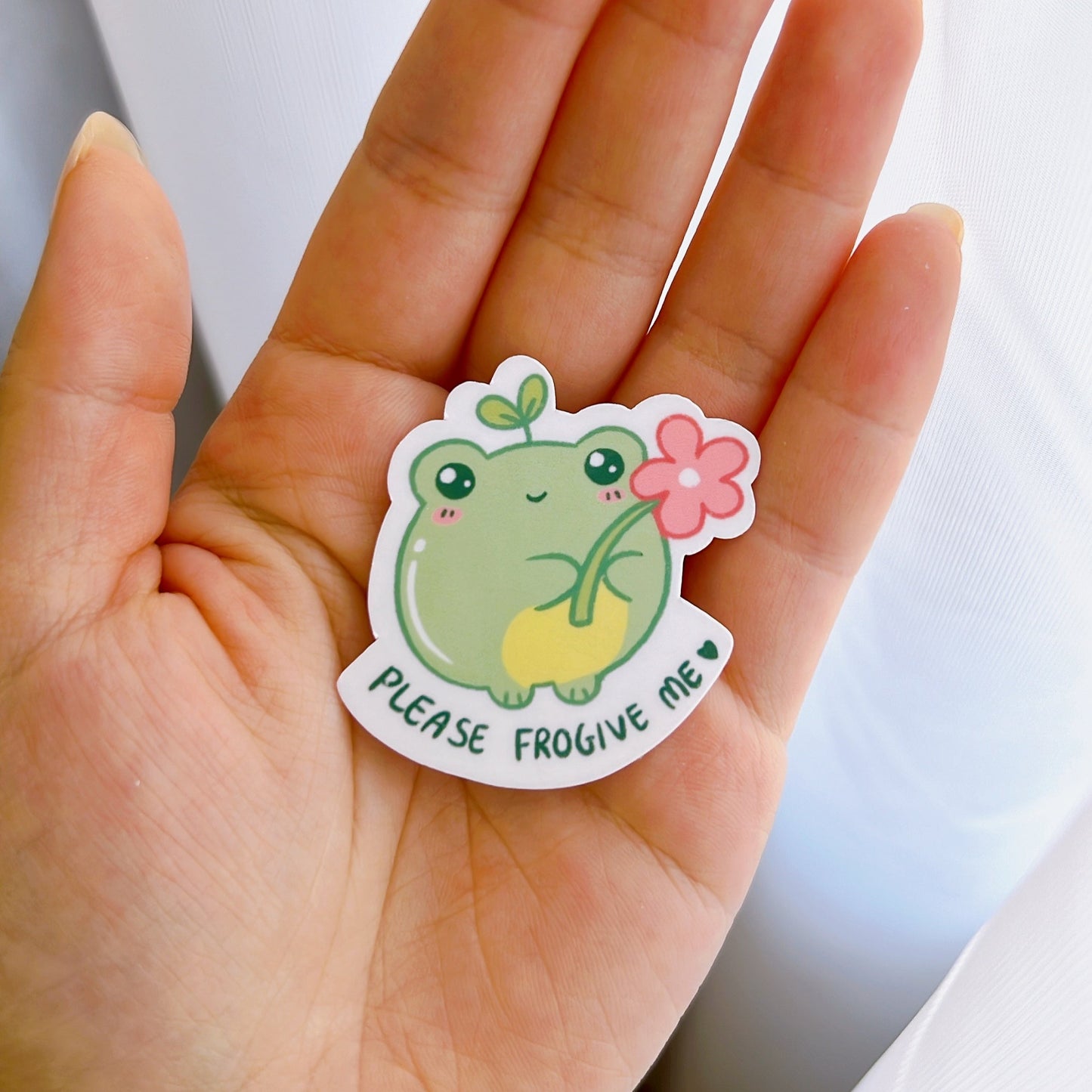 Frogive me froggy Sticker