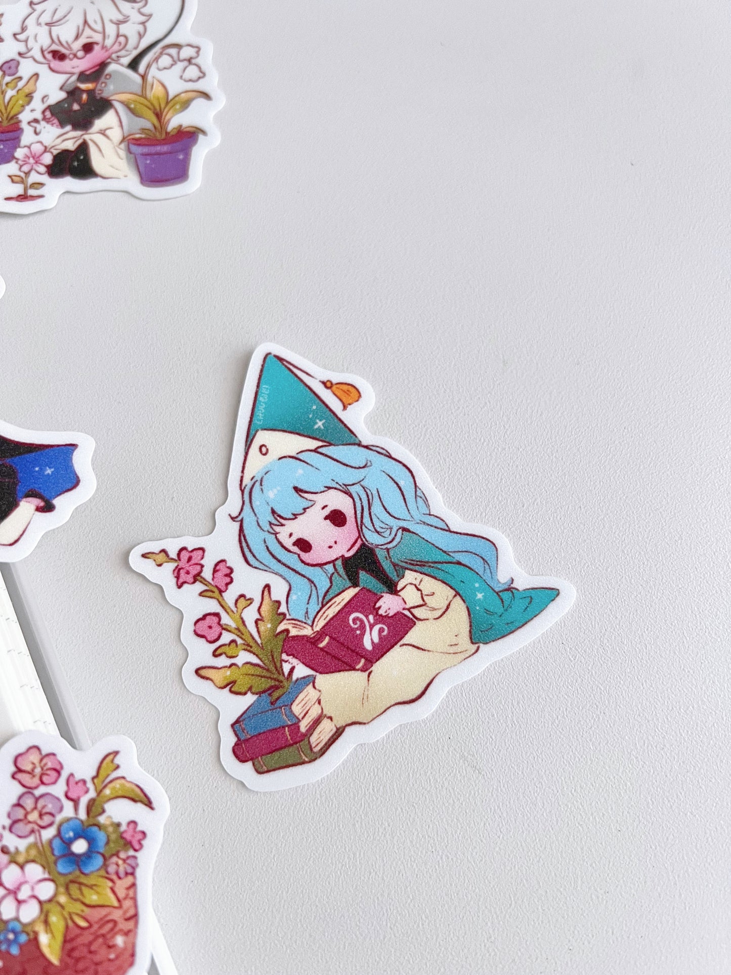 Witch Hat Vinyl Stickers