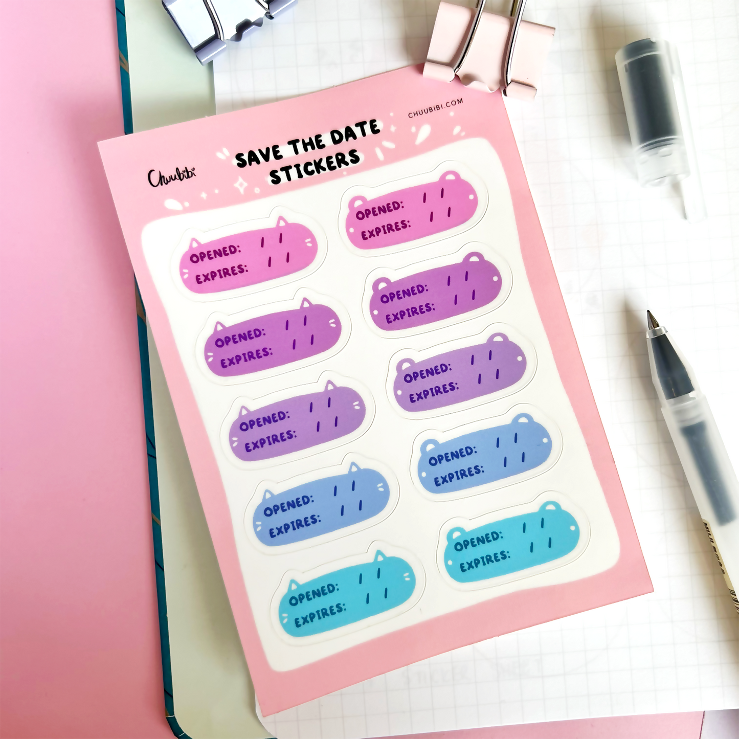 Save the Date Sticker Sheet
