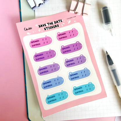 Save the Date Sticker Sheet