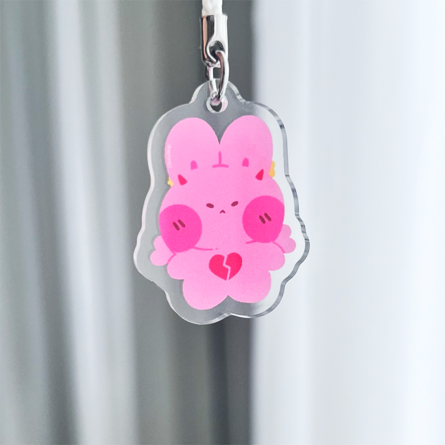 Angel Devil Bunny Charm