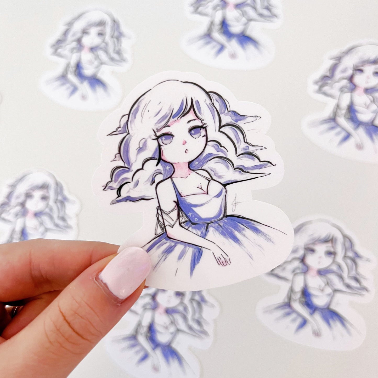 Head full of Clouds Vinyl Sticker