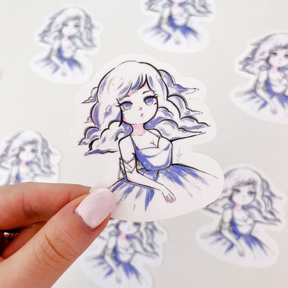 Head full of Clouds Vinyl Sticker