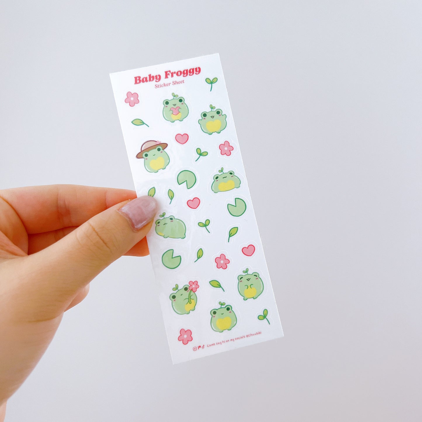 Baby Froggy Sticker Sheet