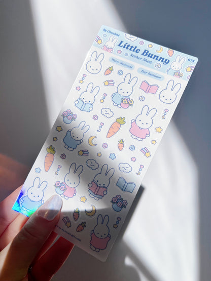 Little Pastel Bunny Sticker Sheet