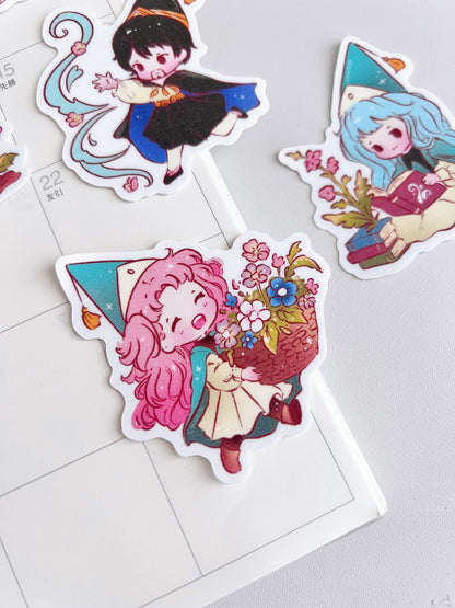Witch Hat Vinyl Stickers
