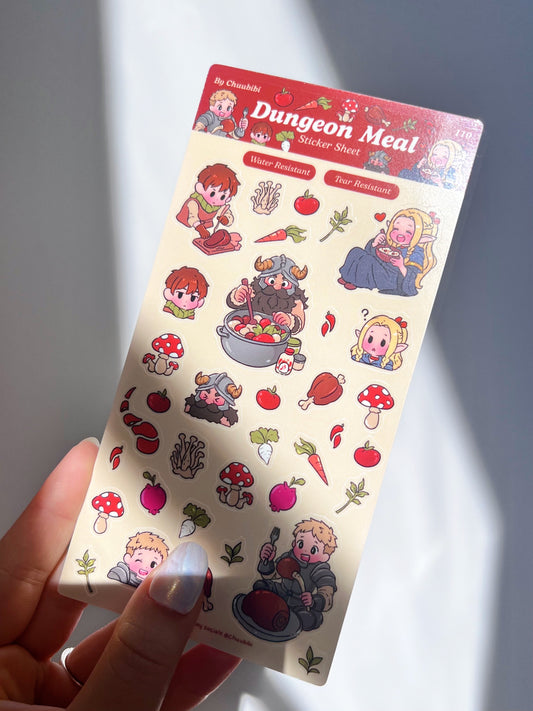 Dungeon Meal Sticker Sheet