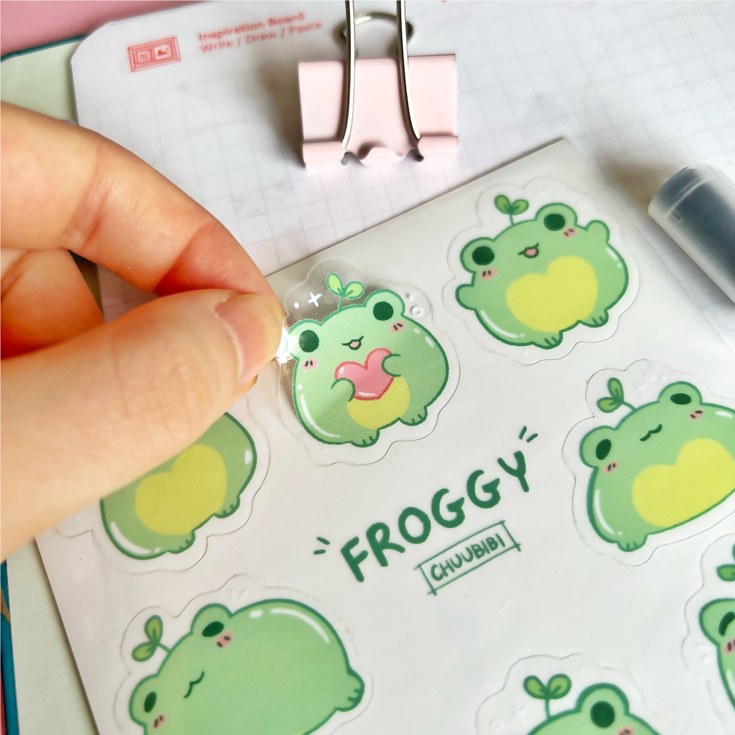 Froggy Sticker Sheet