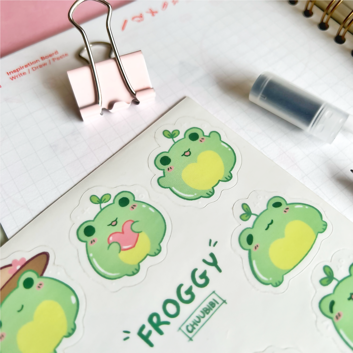 Froggy Sticker Sheet