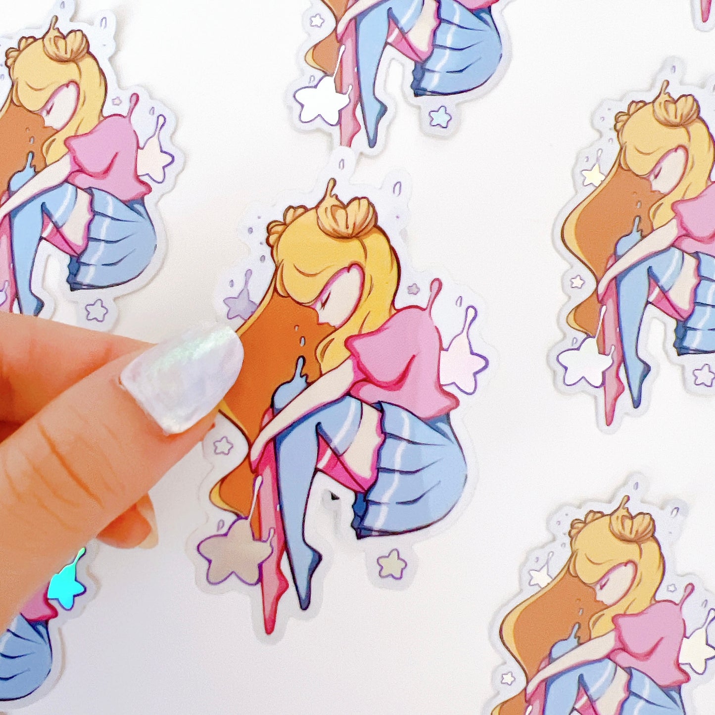 Star Girl Vinyl Sticker