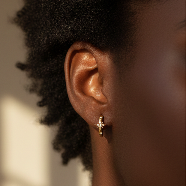 Glimmer Hoop Earrings